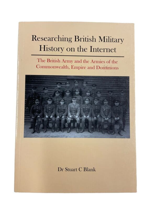 WW1 Researching British Military History on the Internet SC Reference Book