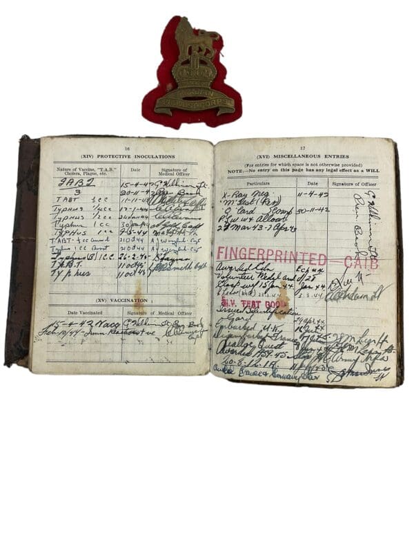 WW2 Canadian Provost Corp Medal Group with Documents Photos - Image 5