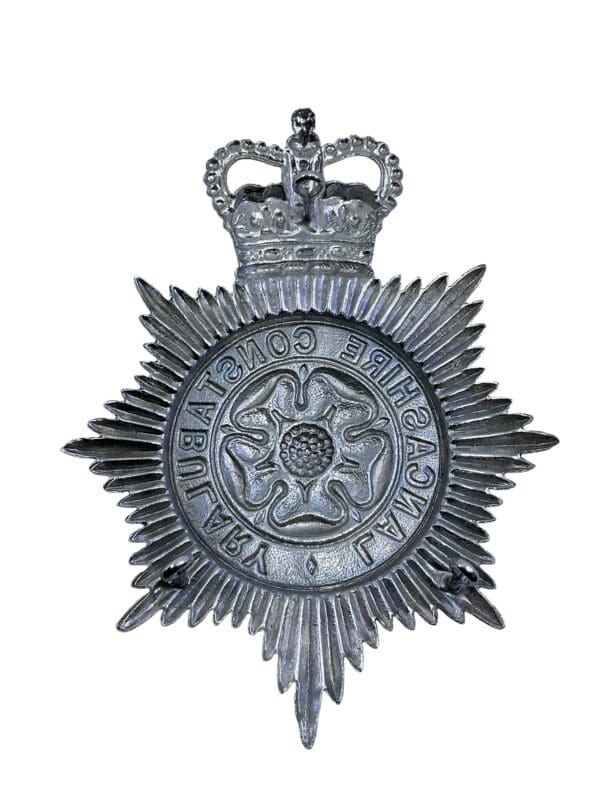 British Lancashire Constabulary Police Helmet Plate