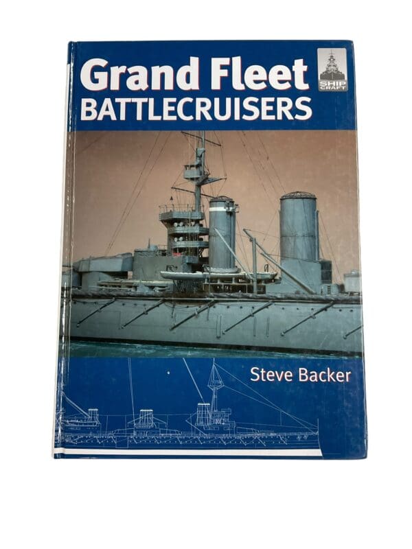 WW1 British Royal Navy Grand Fleet Battlecruisers Shipcraft HC Reference Book