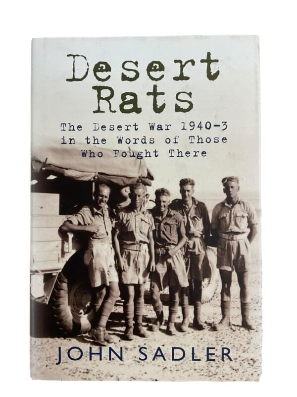 WW2 British Desert Rats John Sadler Hardcover Reference Book