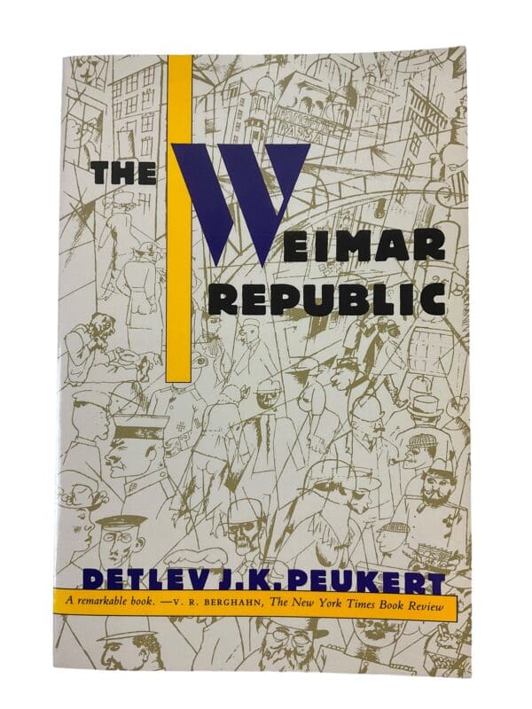 German The Weimar Republic Detlev JK Peukert Softcover Reference Book