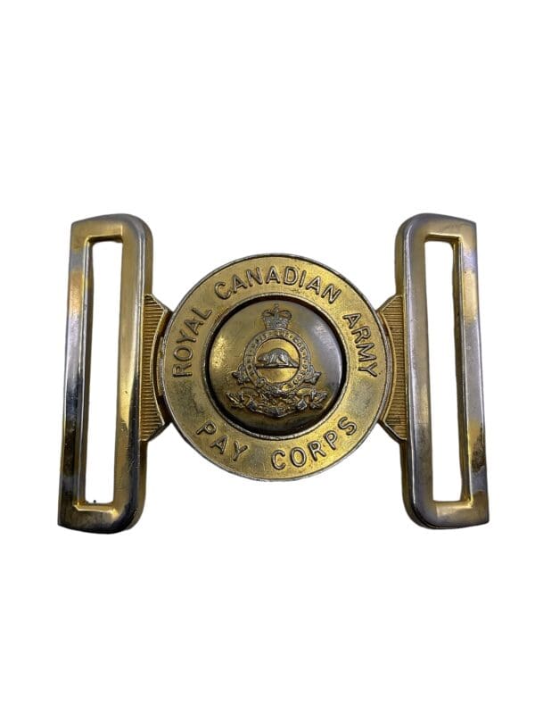 Royal Canadian Army Pay Corps RCAPC Belt Buckle