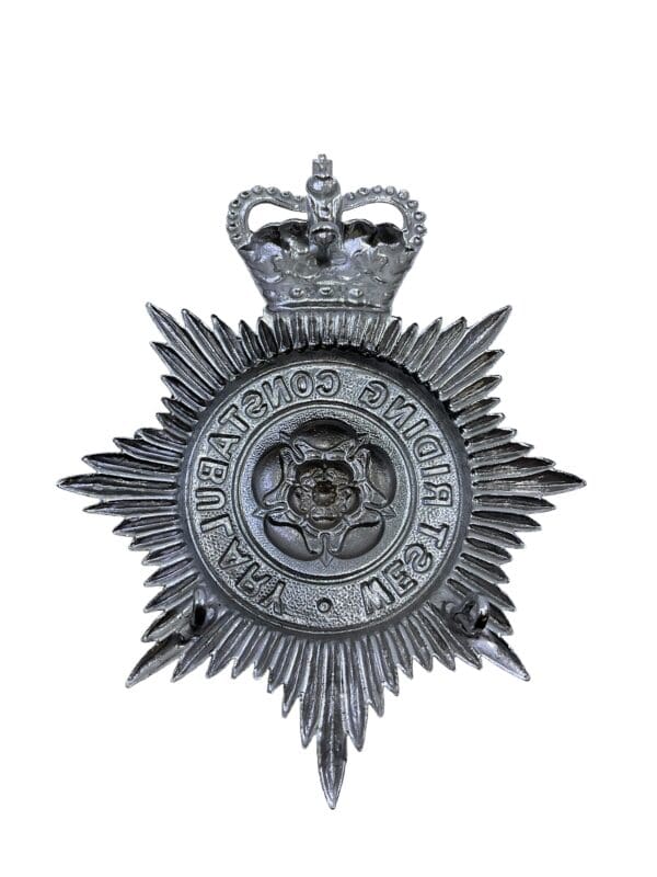 British West Riding Constabulary Police Helmet Plate