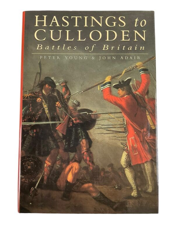 British Hastings to Culloden Battles of Britain Peter Young and John Adair Hardcover Reference Book