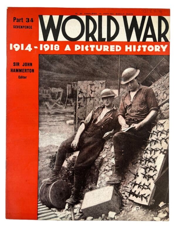 WW1 British Canadian BEF CEF World War Magazine Book 34