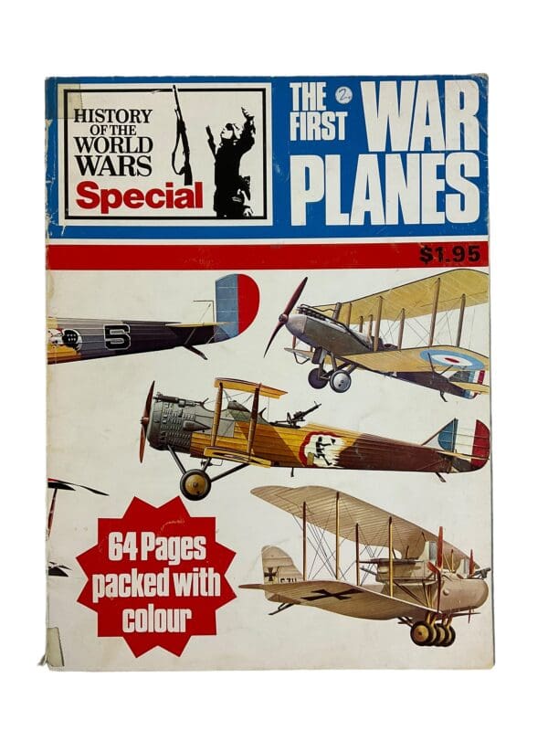 WW1 French German British The First War Planes Softcover Reference Book