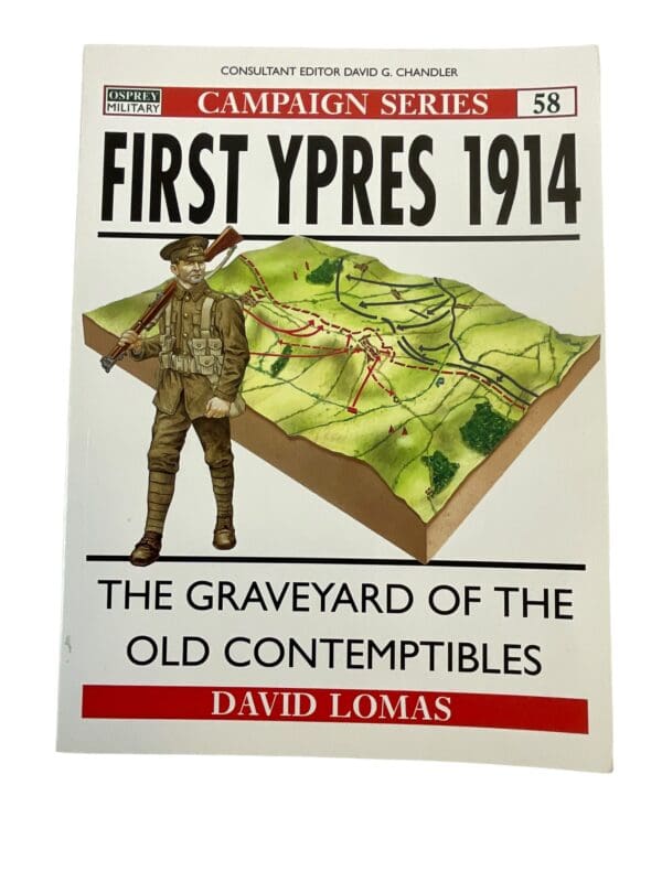 WW1 British BEF First Ypres 1914 Osprey No 58 Softcover Reference Book