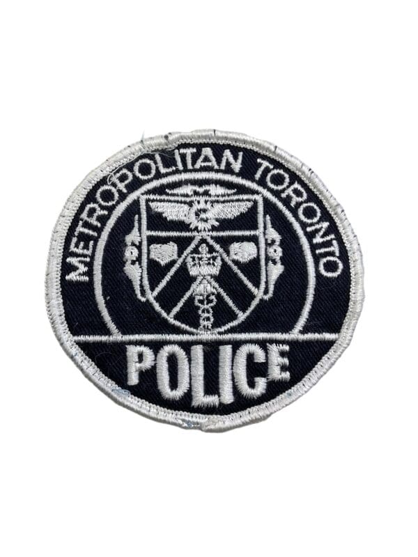 Canadian Ontario Metropolitan Toronto Police Patch