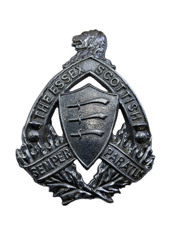 WW2 Canadian Essex Scottish Regiment Pipe Band Cap Badge