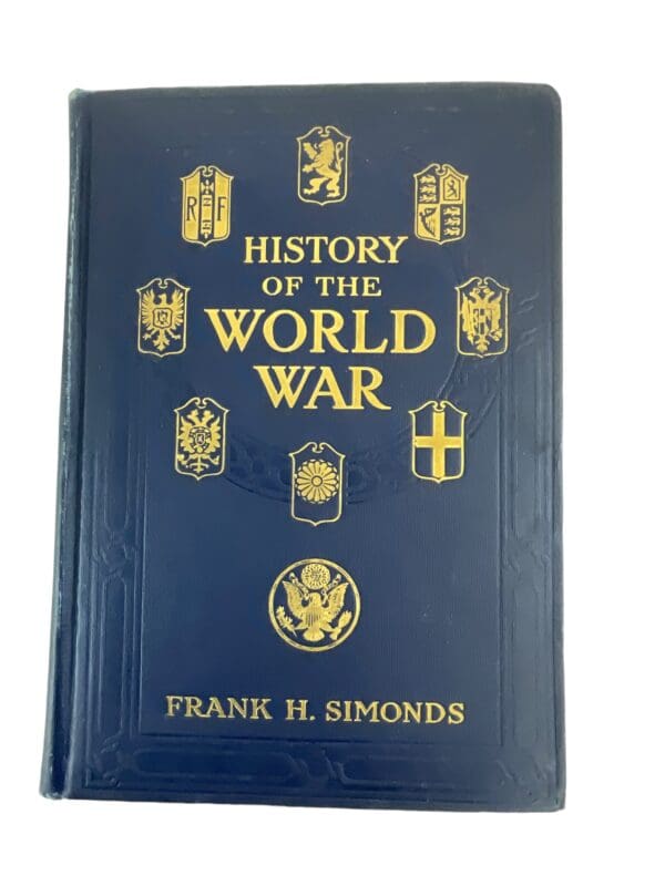 WW1 British Canadian US German History of the World War Vol 4 HC Reference Book