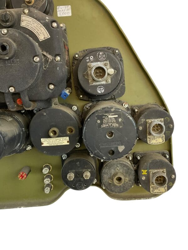 WW2 US USAAF P38 Lightning REPRODUCTION Instrument Panel with Original Instruments - Image 16