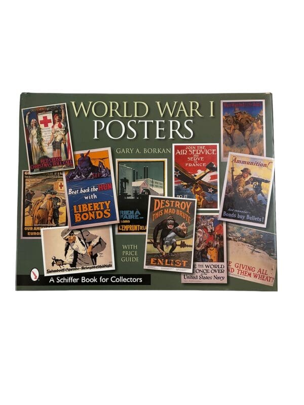 WW1 World War I Posters with Price Guide by Gary A Borkan Reference Book