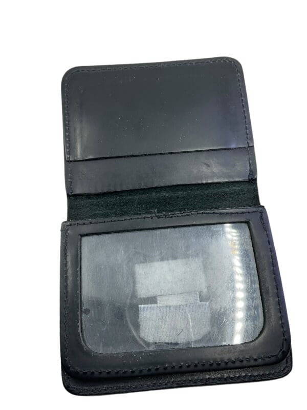 Canadian Forces Black Leather MP Military Police Wallet ID Empty - Image 3