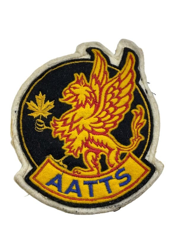 Canadian RCAF Army Aviation Tactical Training School AATTS Squadron Patch