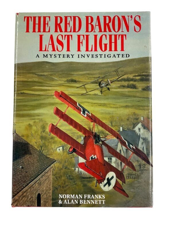 WW1 Imperial German Air Service Red Barons Last Flight Hardcover Reference Book