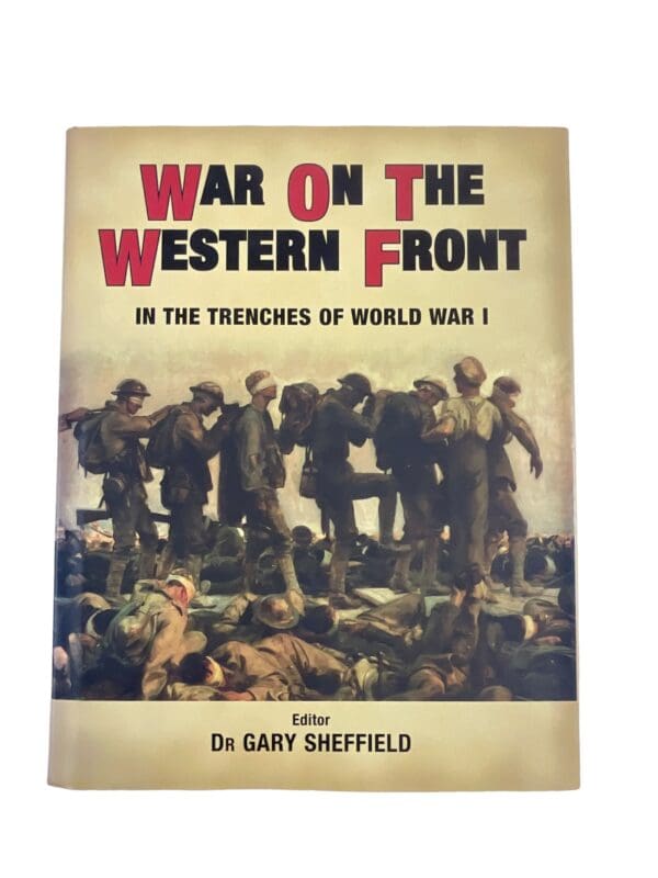 WW1 British German French War on the Western Front Hardcover Reference Book