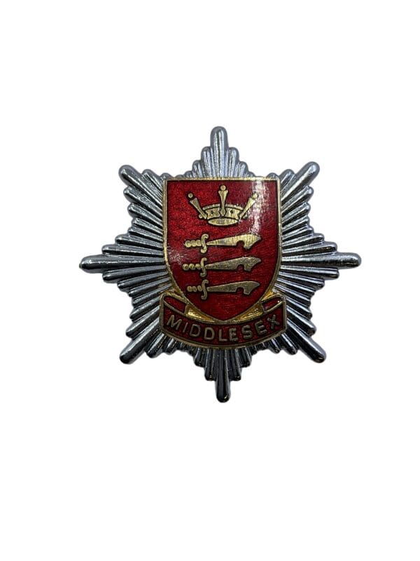 British Middlesex Fire Brigade Cap Badge