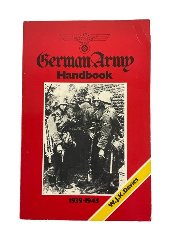 WW2 German Army Handbook 1939-1945 Softcover Reference Book