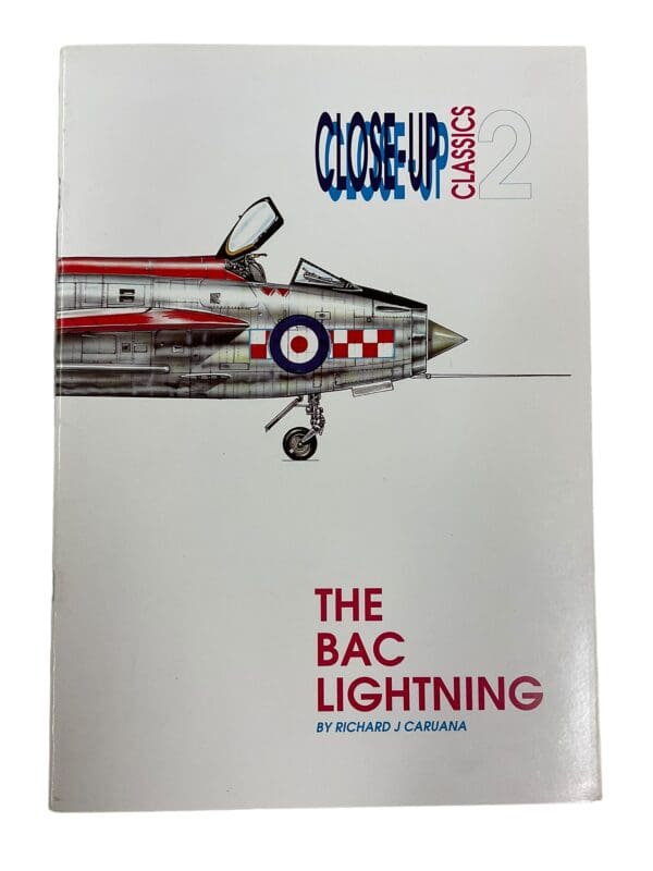 British RAF Close Up Classics 2 The BAC Lightning Softcover Reference Book