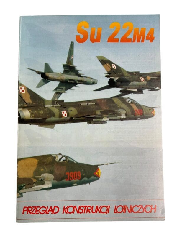 Polish Air Force SU 22M4 POLISH TEXT Softcover Reference Magazine