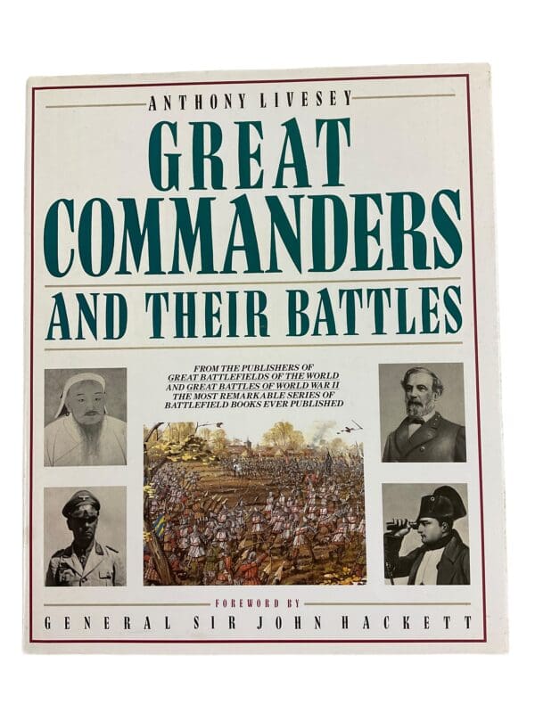 British French German US Great Commanders and Their Battles HC Reference Book