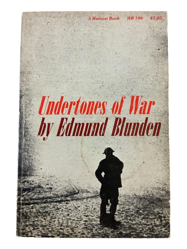 WW1 British BEF Undertones of War Edmund Blunden Softcover Reference Book