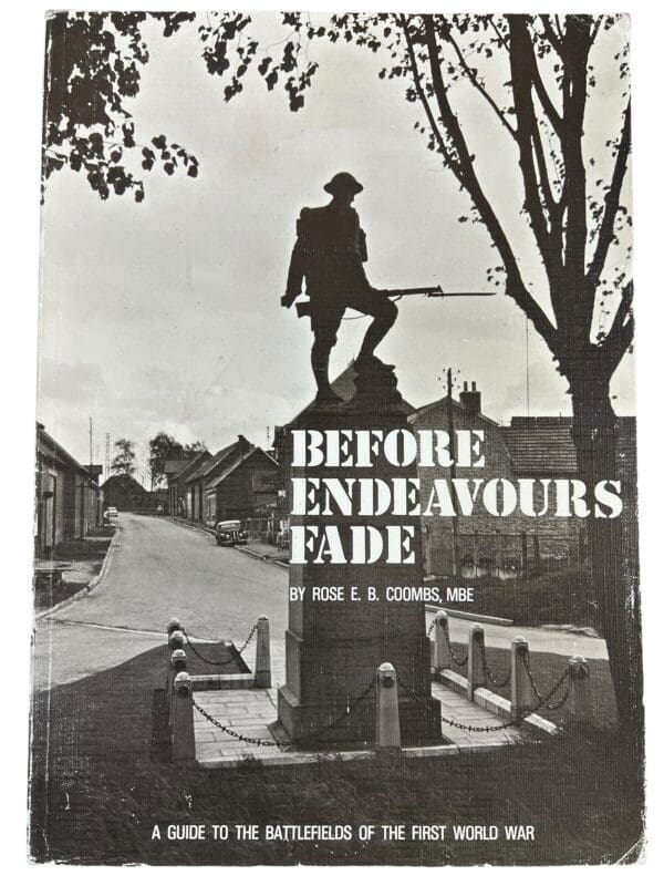 WW1 British Canadian Before Endeavours Fade Battlefield Guide Reference Book