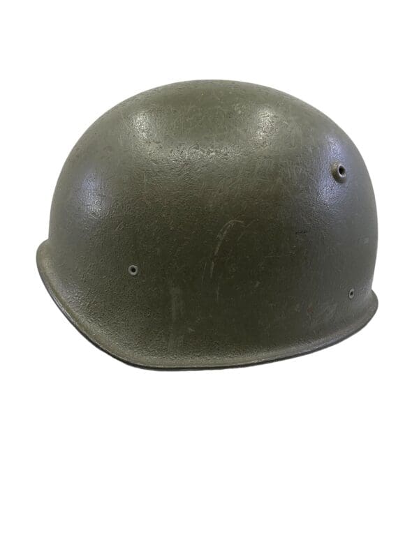 Swiss Model 1971 Steel Helmet Complete with Chin Strap Named - Image 3