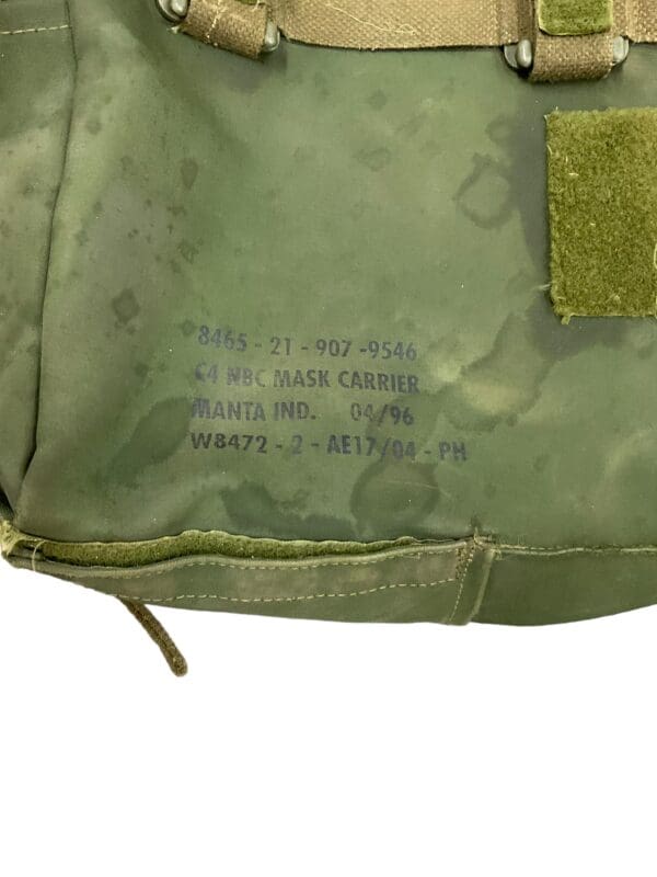 Canadian Forces 82 Pattern Gas Mask Bag - Image 5