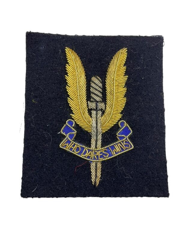 British Special Air Service SAS Blazer Crest Patch