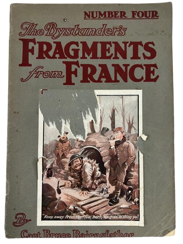 WW1 British BEF The Bystanders Fragments From France Number 4  Reference Book