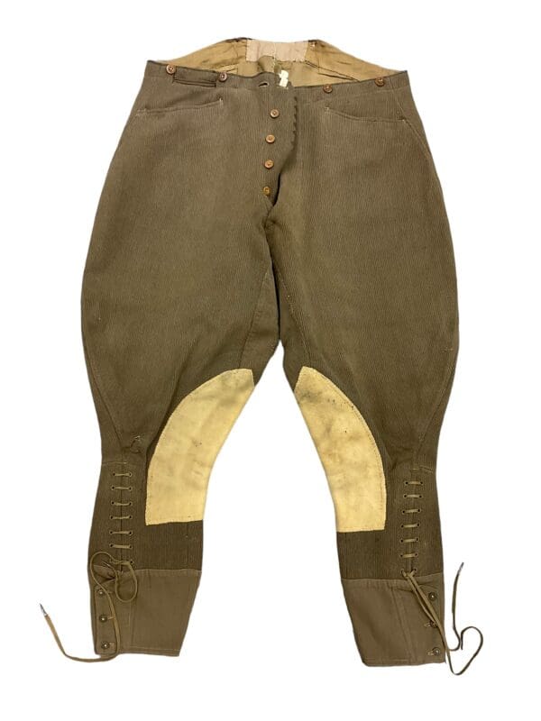 WW1 Canadian Corduroy Officers Riding Breeches 36 Waist