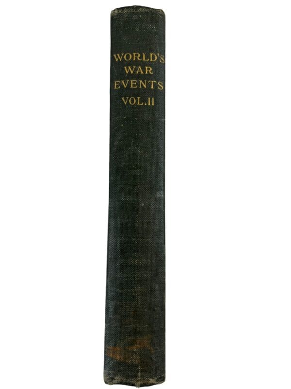 WW1 US French British German Worlds War Events Volume 2 Reference Book