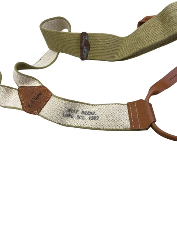 Canadian Forces Army Suspenders 1989 Dated