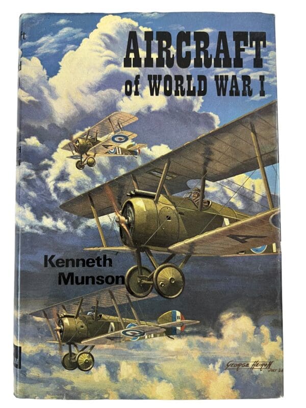 WW1 British French German Aircraft of WW1 Kenneth Munson HC Reference Book