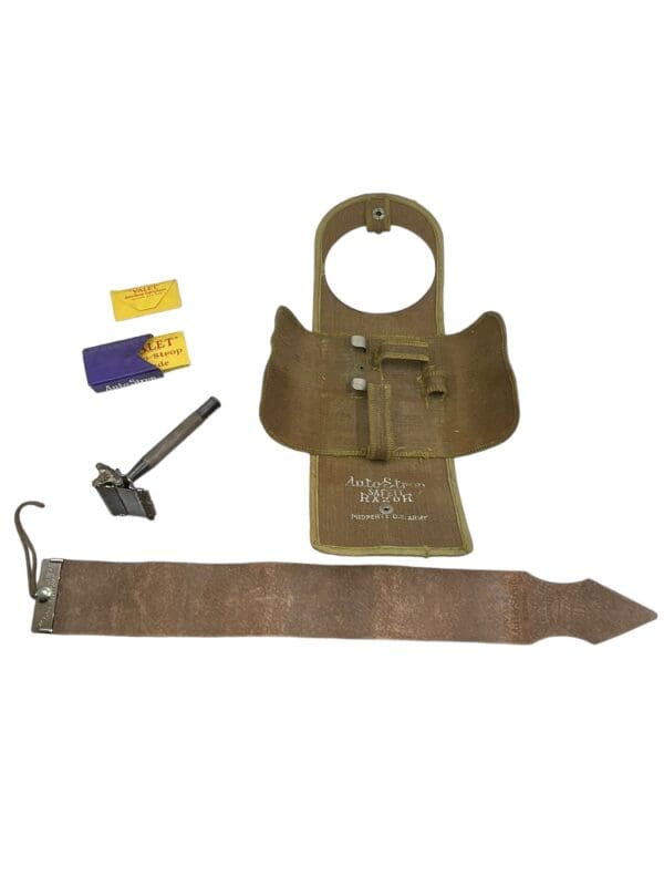 WW1 US AEF Personal Shave Kit Field Gear Complete MINT - Image 5