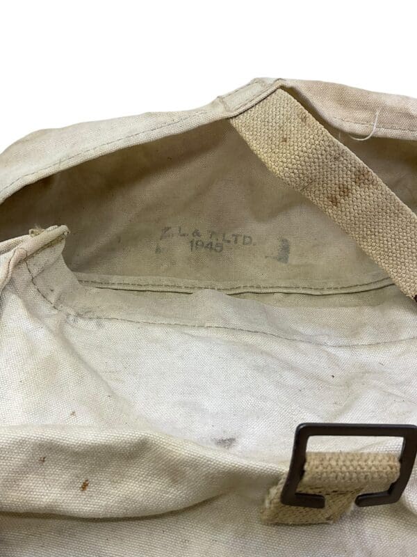 WW2 Canadian P37 Signals Satchel Bag 1945 Dated - Image 3