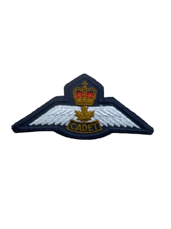 Canadian Air Cadet Power Pilots Wings Cloth Insignia