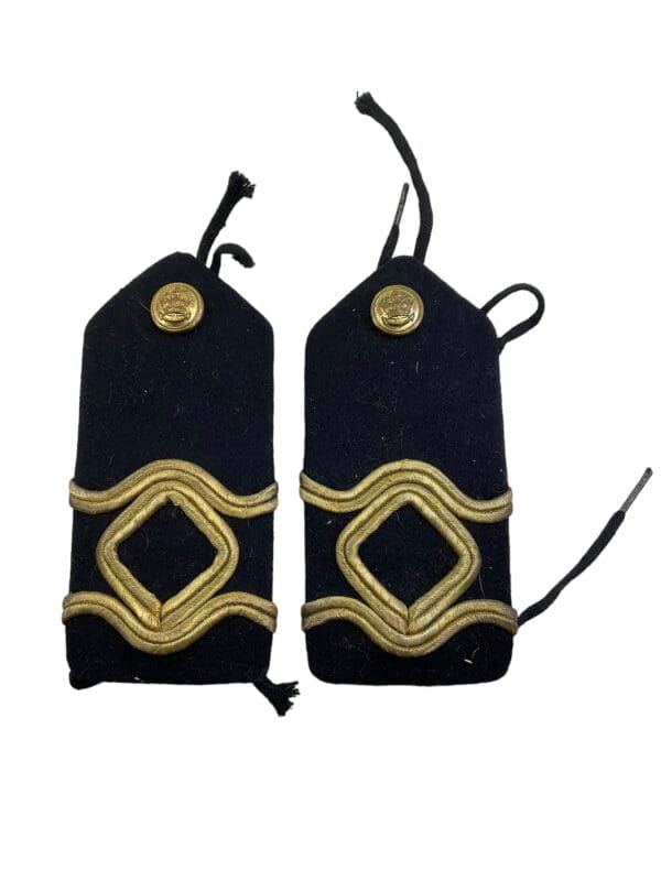 WW2 British Merchant Navy Officers Shoulder Boards Pair