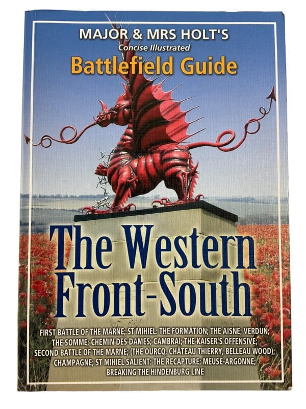 WW1 British Canadian German Holts Guide Western Front South Reference Book