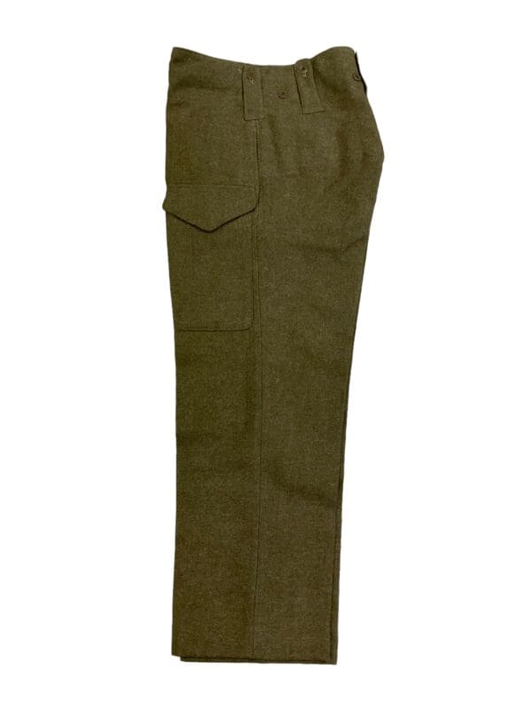 Canadian Army Battle Dress Trousers Pants Size 2 Dated 1955 - Image 4