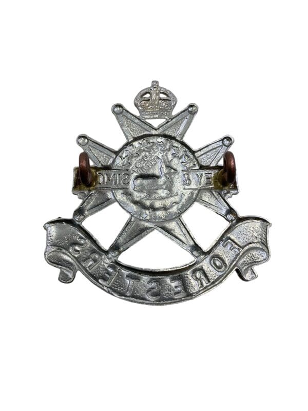 WW2 Canadian Grey and Simcoe Foresters Cap Badge