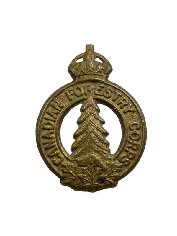 WW2 Canadian Forestry Corps Cap Badge