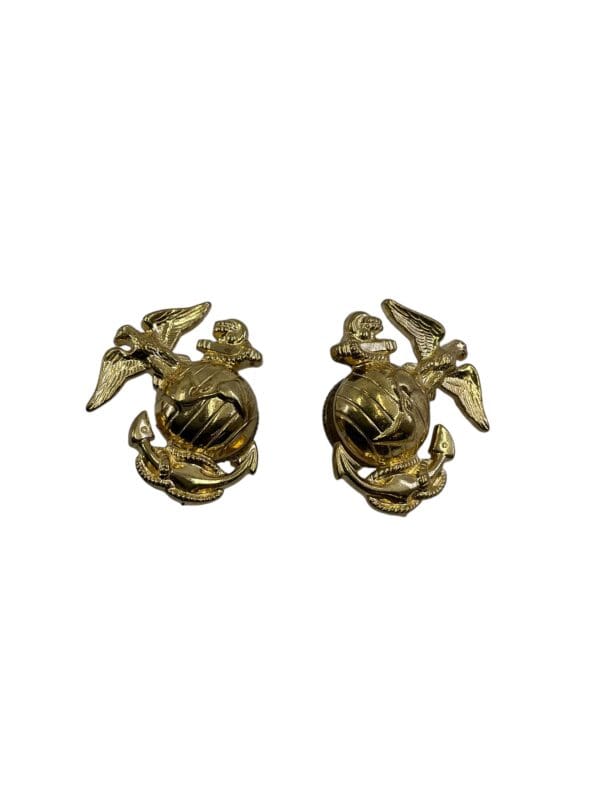 US USMC Marine Corps Collars Insignia Pair