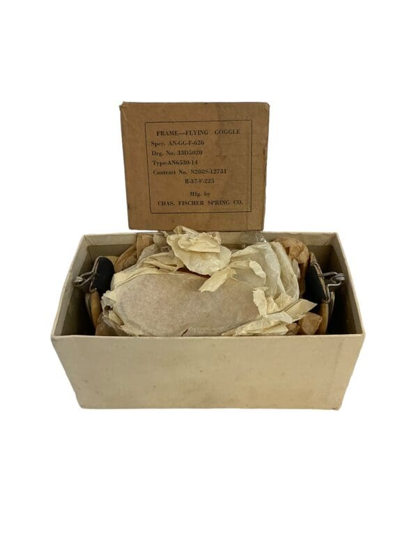 WW2 US USN USMC AN-6530 Goggles in Box of Issue - Image 8