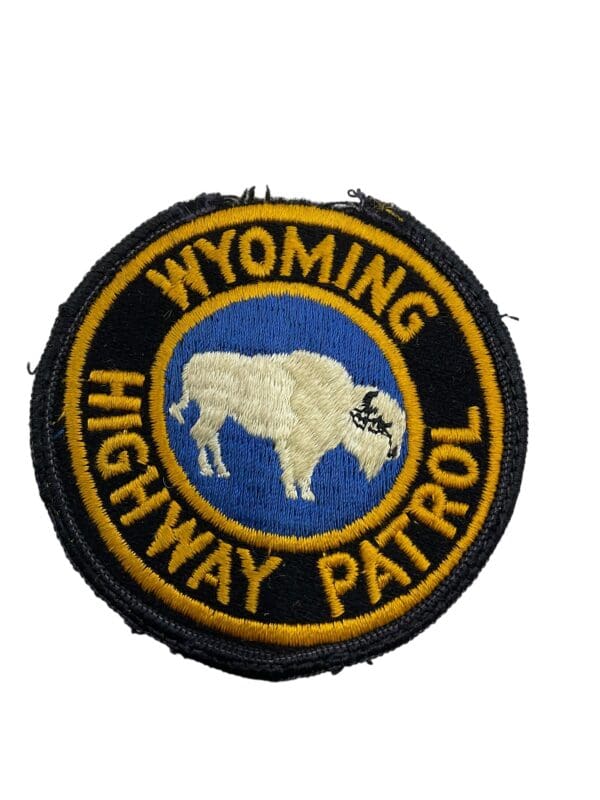 US Wyoming Highway Patrol Police Patch