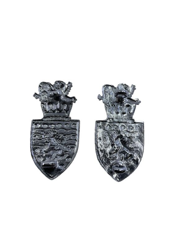 British Devon and Cornwall Constabulary Police Collars Insignia Pair