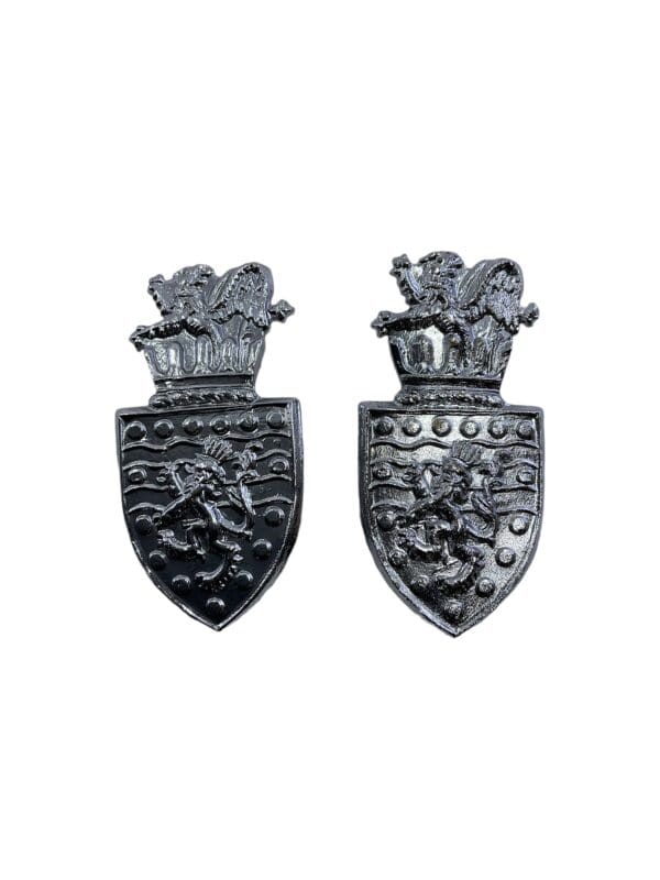 British Devon and Cornwall Constabulary Police Collars Insignia Pair