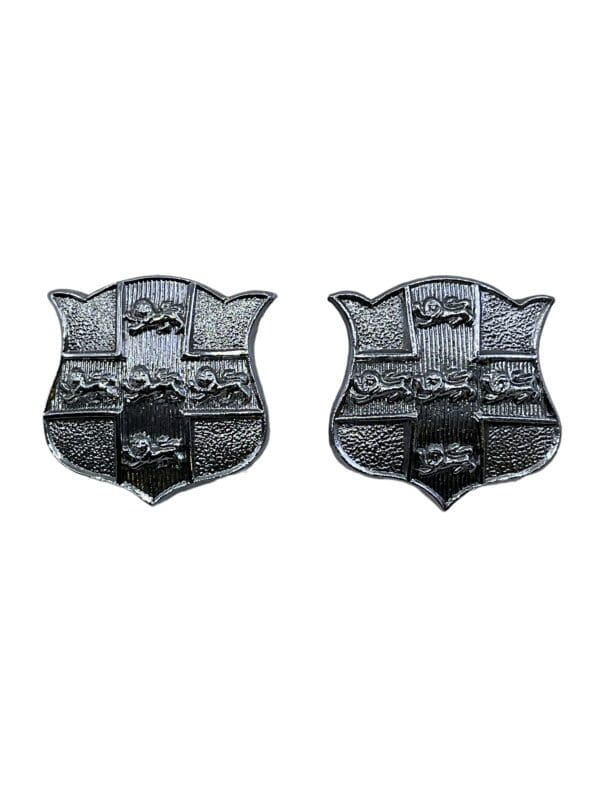 British York City Constabulary Police Collars Insignia Pair